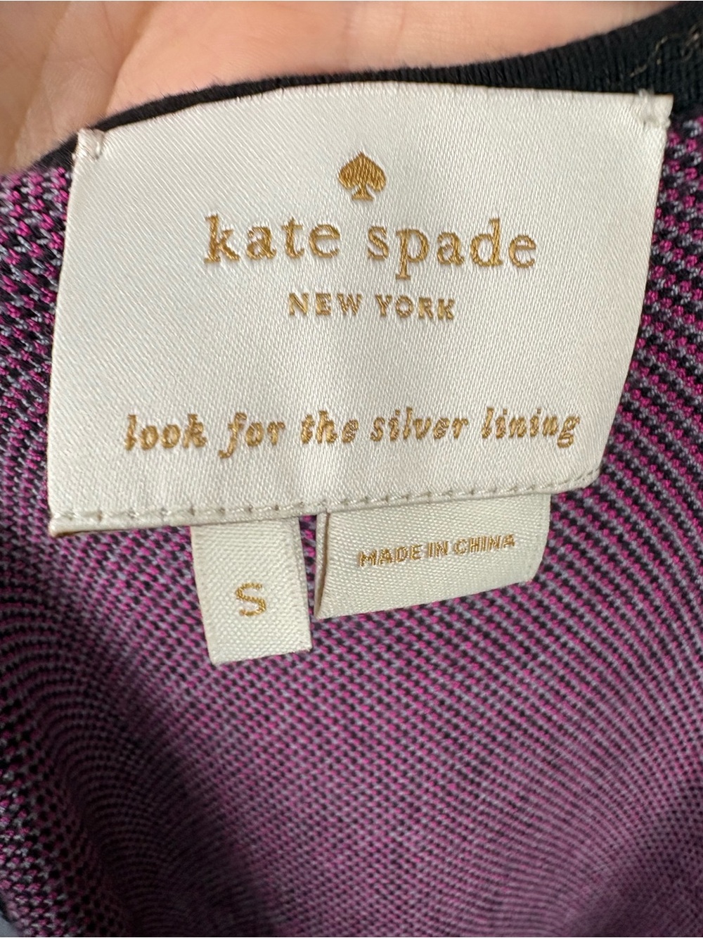 Kate Spade New York "Cyber Cheetah" sweater dress size S - Picture 7 of 7